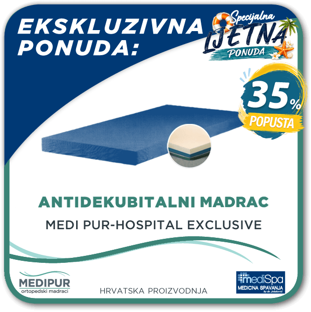 Antidekubitalni Madrac MEDI PUR - HOSPITAL EXCLUSIVE